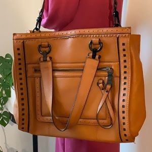 Aimee Kestenberg pebble leather bag with detachable strap